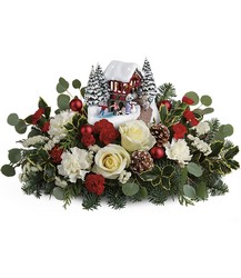 Thomas Kinkade's Christmas Bridge Bouquet from Krupp Florist, your local Belleville flower shop